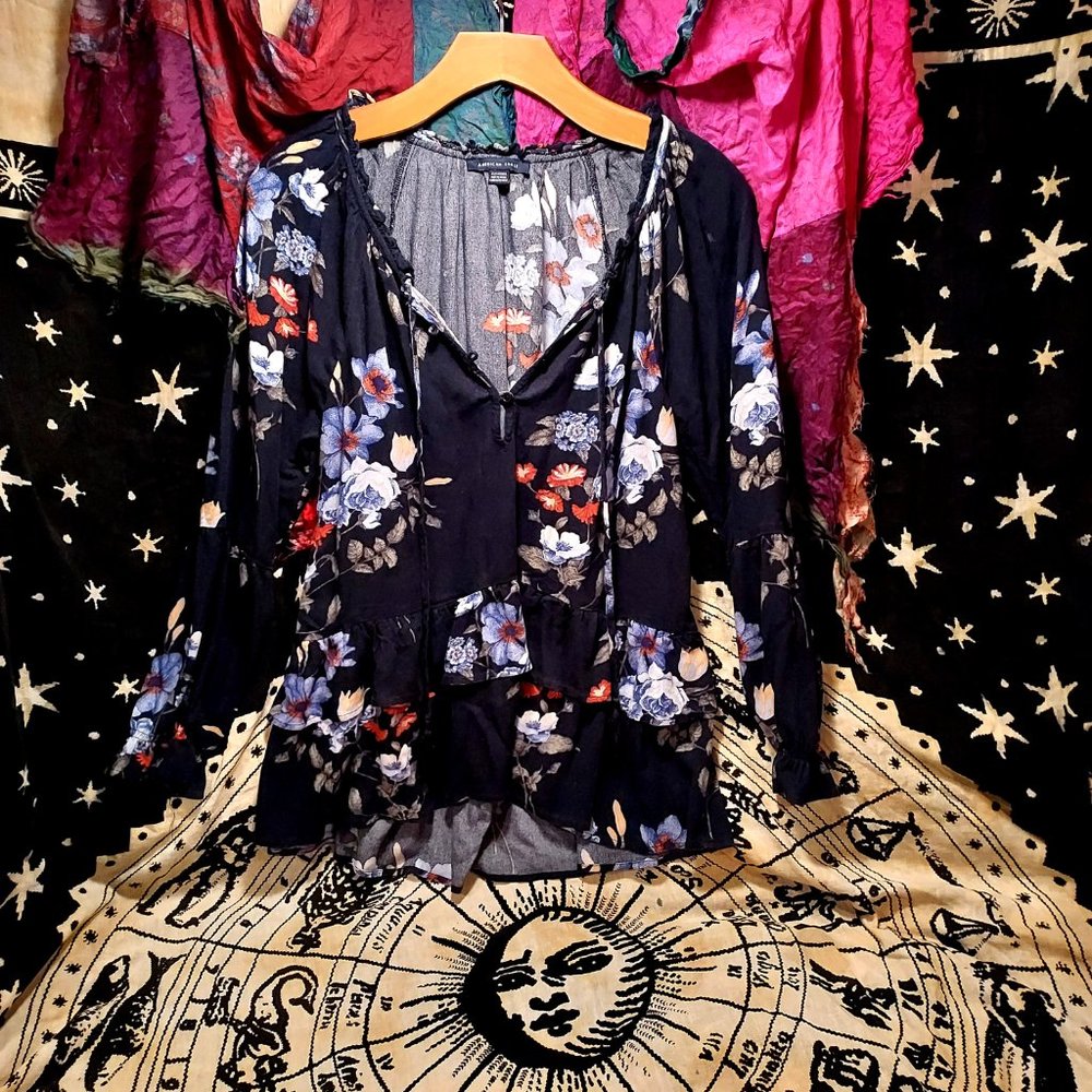 🦋 American Eagle Boho Hippie Top🌙